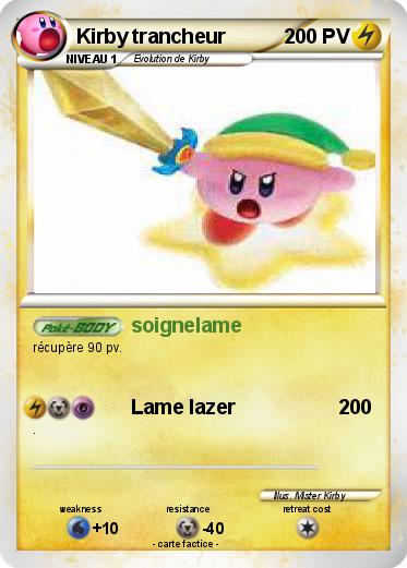 Pokemon Kirby trancheur