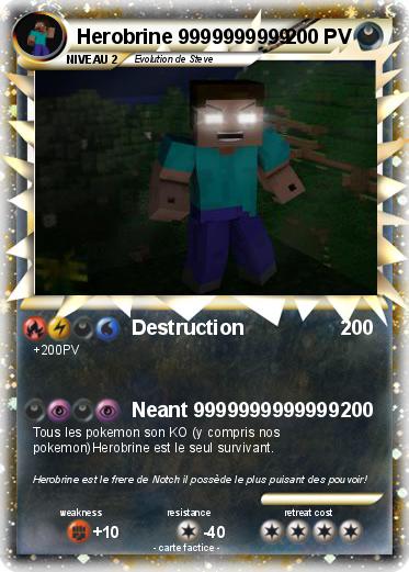 Pokemon Herobrine 9999999999