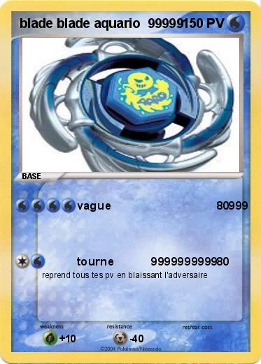 Pokemon blade blade aquario  99999