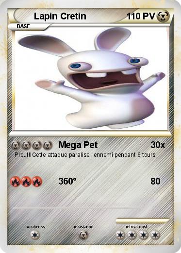 Pokemon Lapin Cretin