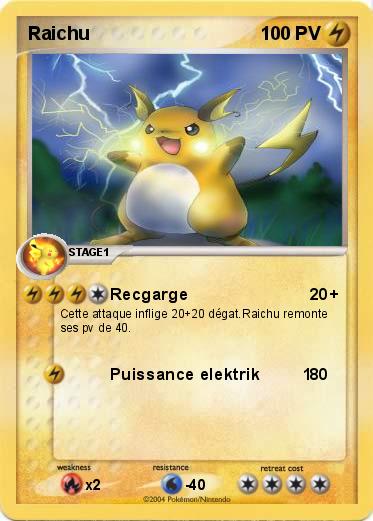 Pokemon Raichu