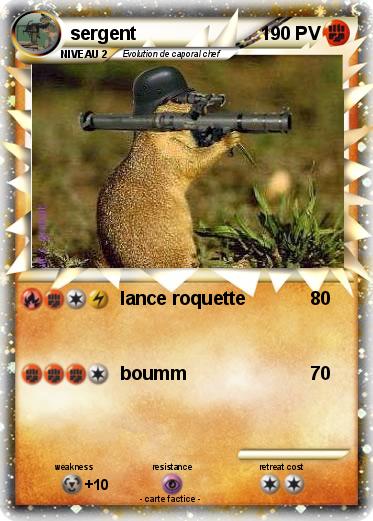 Pokemon sergent