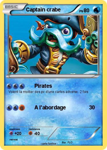 Pokemon Captain crabe