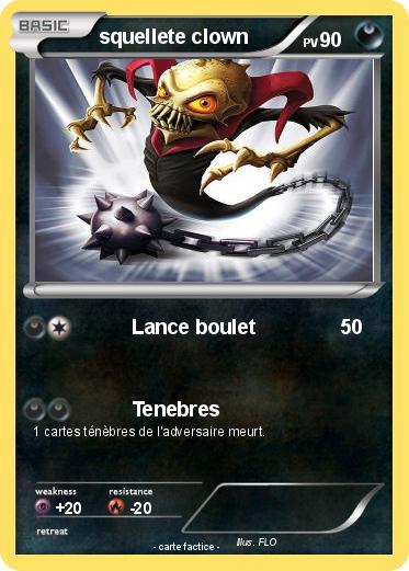 Pokemon squellete clown