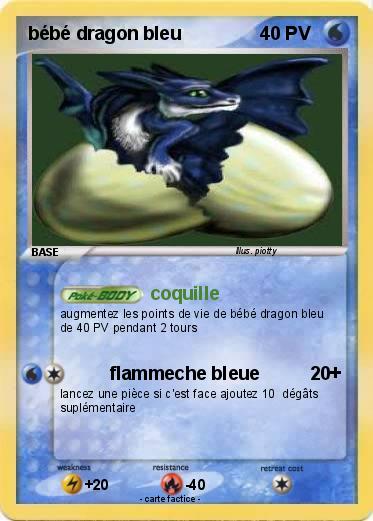 Pokemon bébé dragon bleu