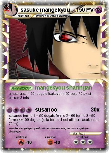 Pokemon sasuke mangekyou