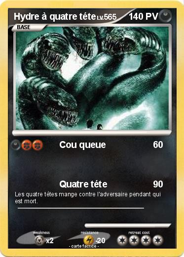Pokemon Hydre à quatre téte