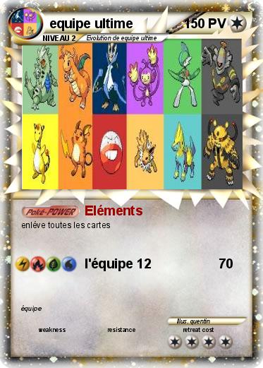 Pokemon equipe ultime