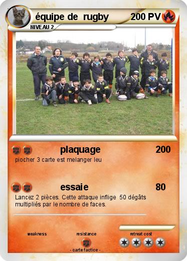 Pokemon équipe de  rugby
