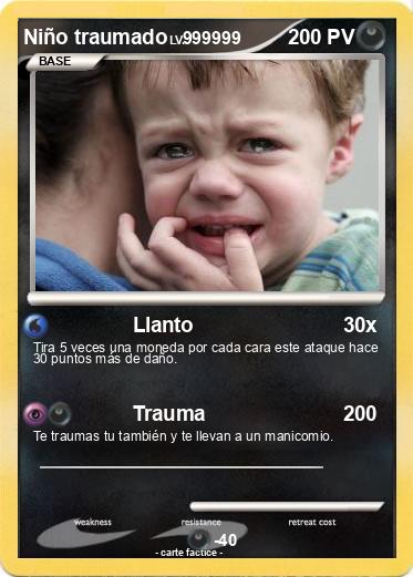 Pokemon Niño traumado