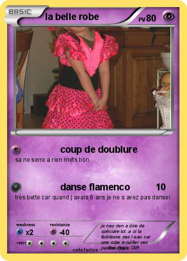 Pokemon la belle robe