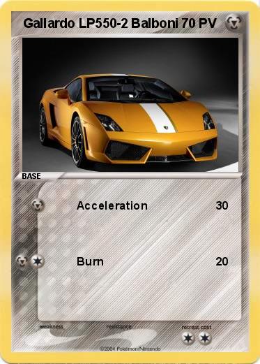 Pokemon  Gallardo LP550-2 Balboni