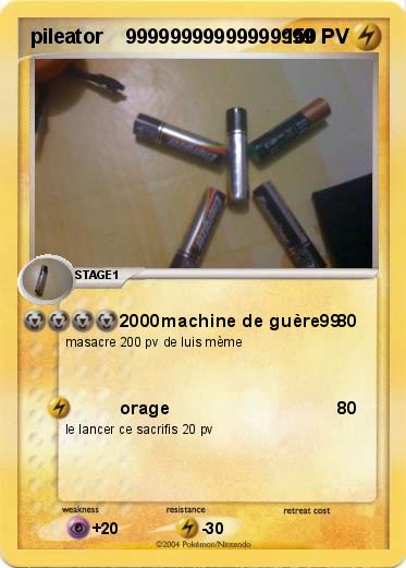 Pokemon pileator    99999999999999999