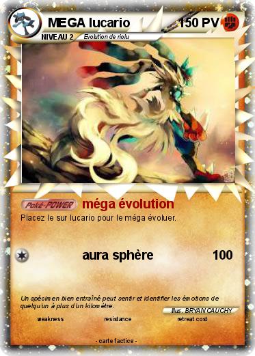 Pokemon MEGA lucario