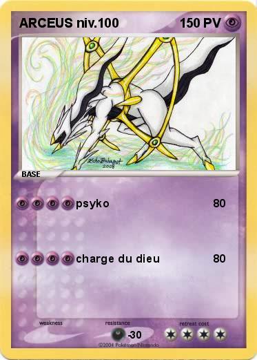 Pokemon ARCEUS niv.100
