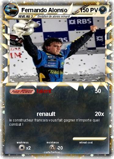 Pokemon Fernando Alonso