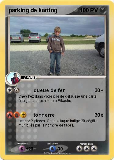 Pokemon parking de karting