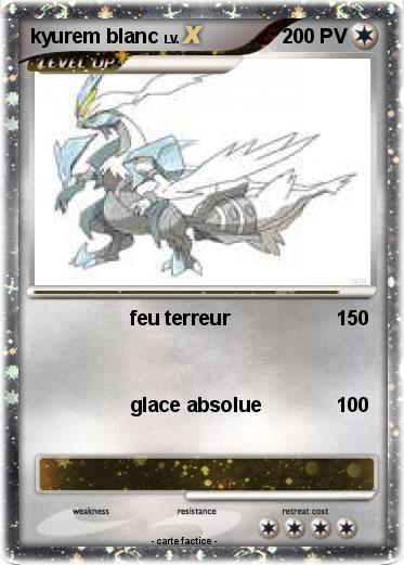 Pokemon kyurem blanc