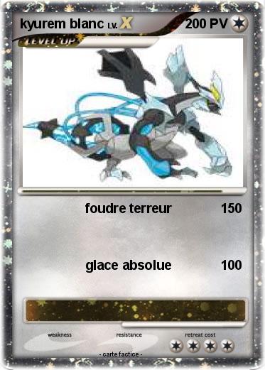 Pokemon kyurem blanc