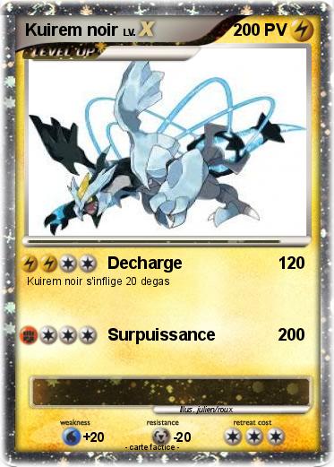 Pokemon Kuirem noir