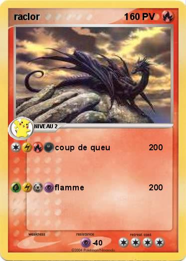 Pokemon raclor                                 1 