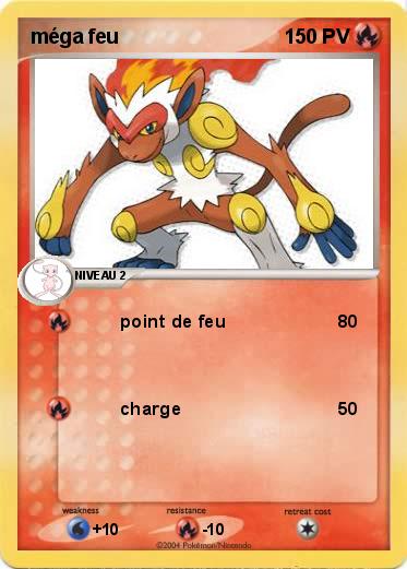 Pokemon méga feu