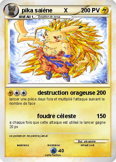Pokemon pika saiène       X