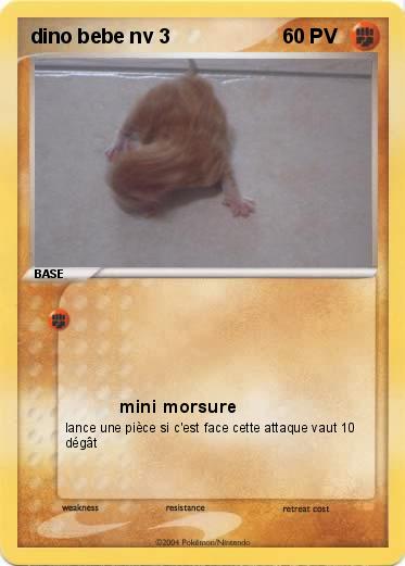 Pokemon dino bebe nv 3