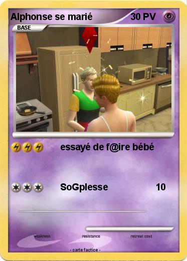 Pokemon Alphonse se marié