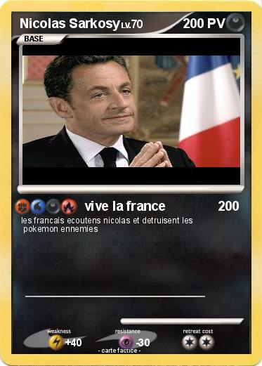 Pokemon Nicolas Sarkosy