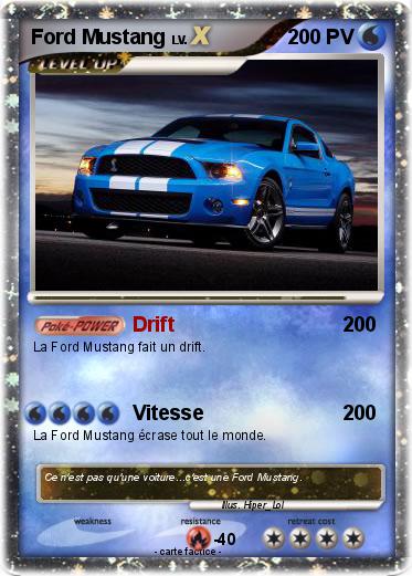 Pokemon Ford Mustang