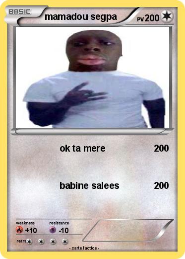 Pokemon mamadou segpa