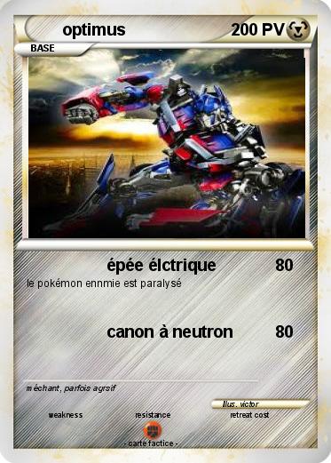 Pokemon optimus