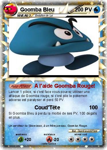 Pokemon Goomba Bleu