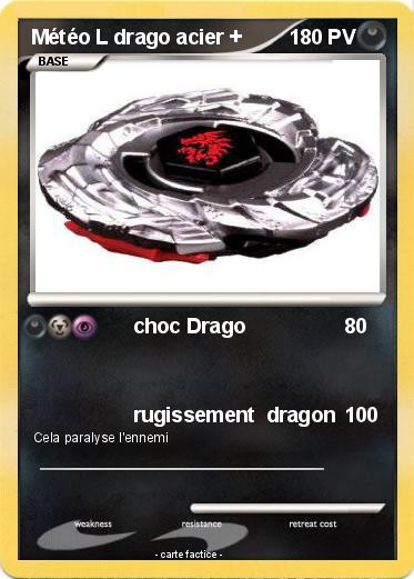 Pokemon Météo L drago acier +