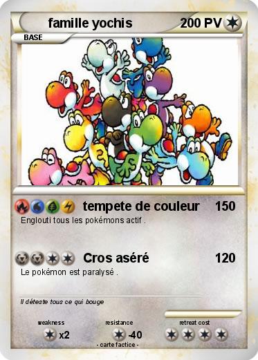 Pokemon famille yochis