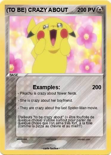 Pokemon (TO BE) CRAZY ABOUT
