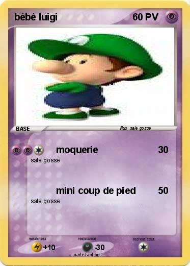 Pokemon bébé luigi
