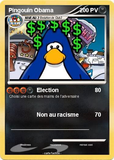 Pokemon Pingouin Obama