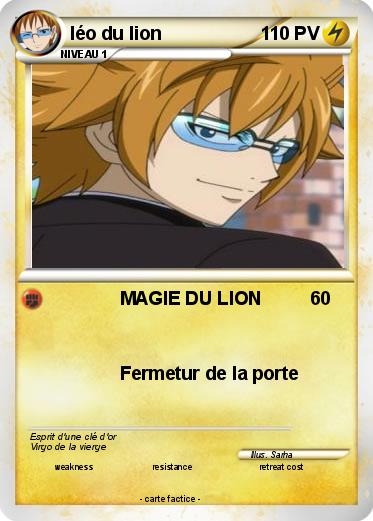 Pokemon léo du lion