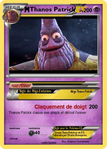 Pokemon Thanos Patrick