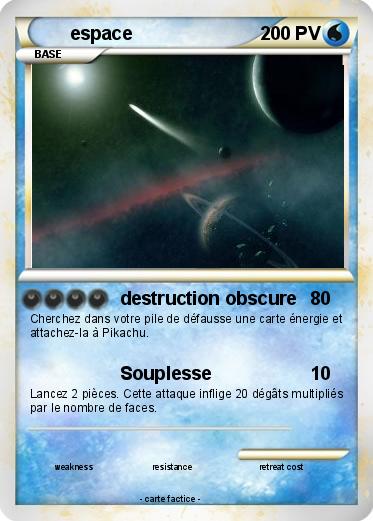 Pokemon espace