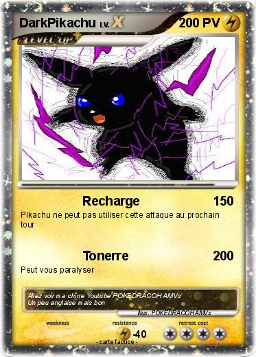 Pokemon DarkPikachu