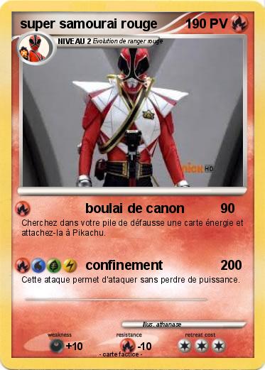 Pokemon super samourai rouge