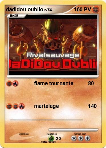 Pokemon dadidou oublio
