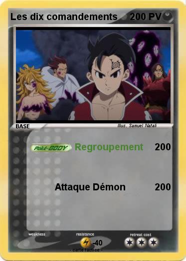 Pokemon Les dix comandements
