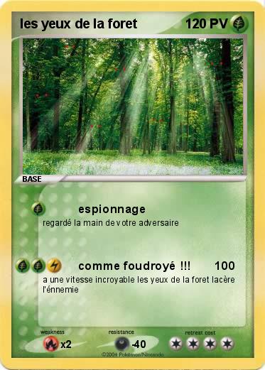 Pokemon les yeux de la foret