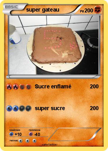 Pokemon super gateau
