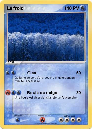 Pokemon Le froid