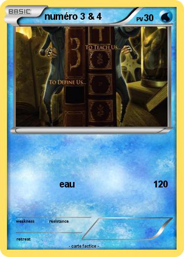 Pokemon numéro 3 & 4